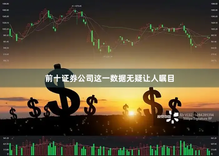 前十证券公司这一数据无疑让人瞩目