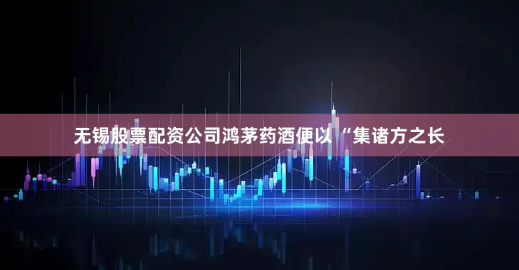 无锡股票配资公司鸿茅药酒便以 “集诸方之长